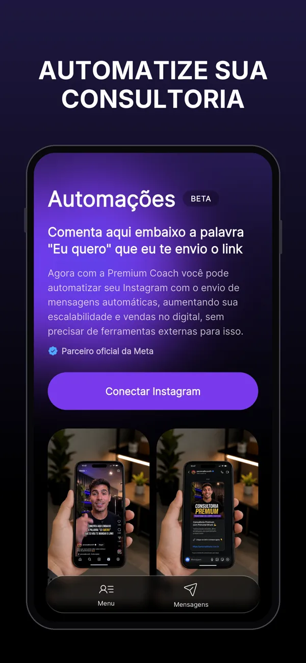 Premium Coach: automação de Instagram
